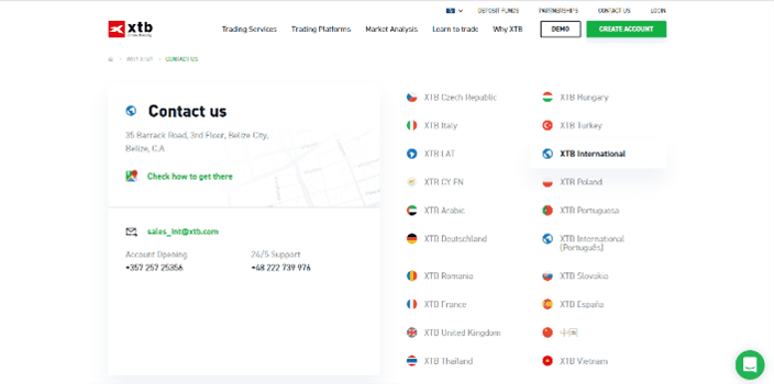 Soporte al Cliente de XTB Soporte al Cliente de XTB